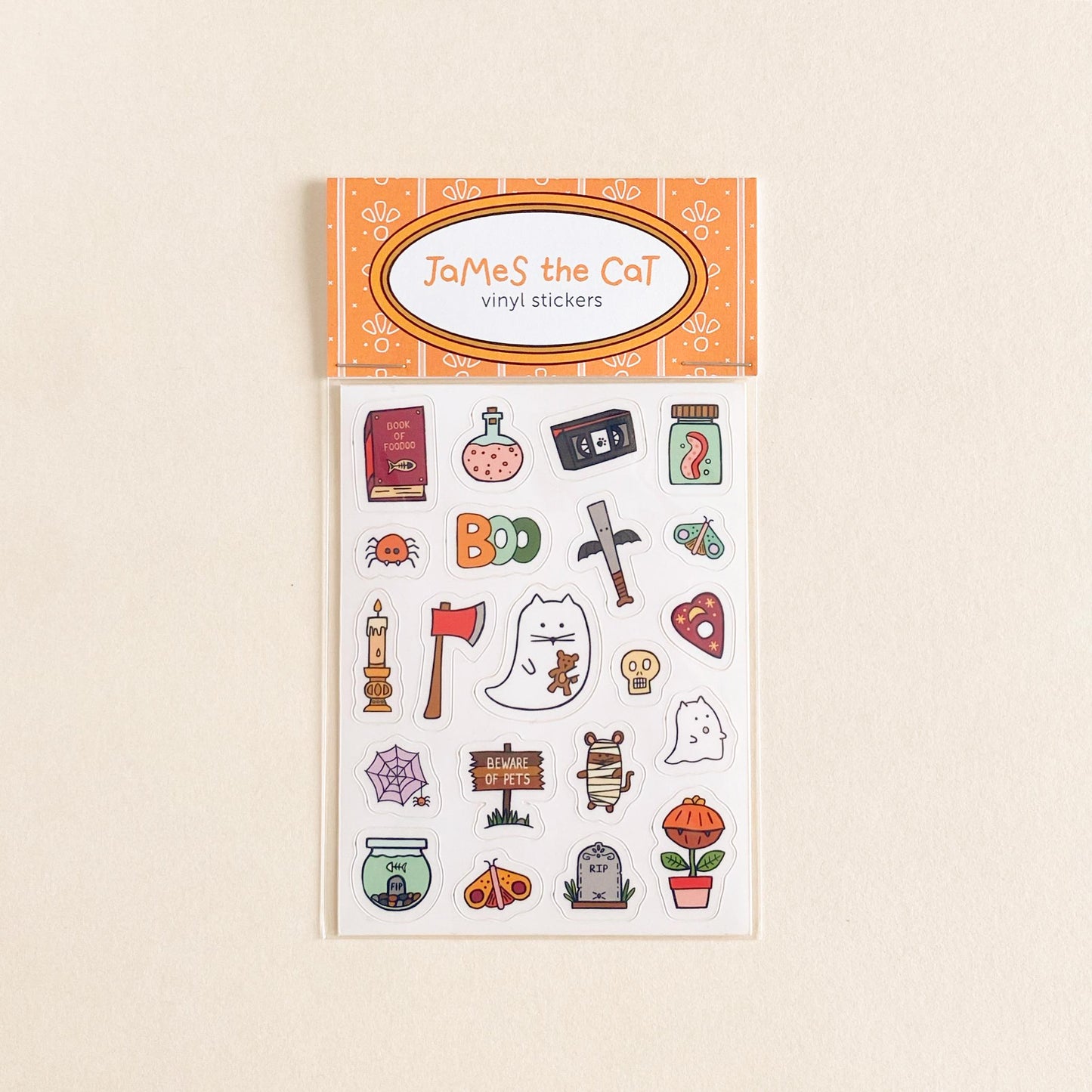 Ghostie Cat - Sticker Pack