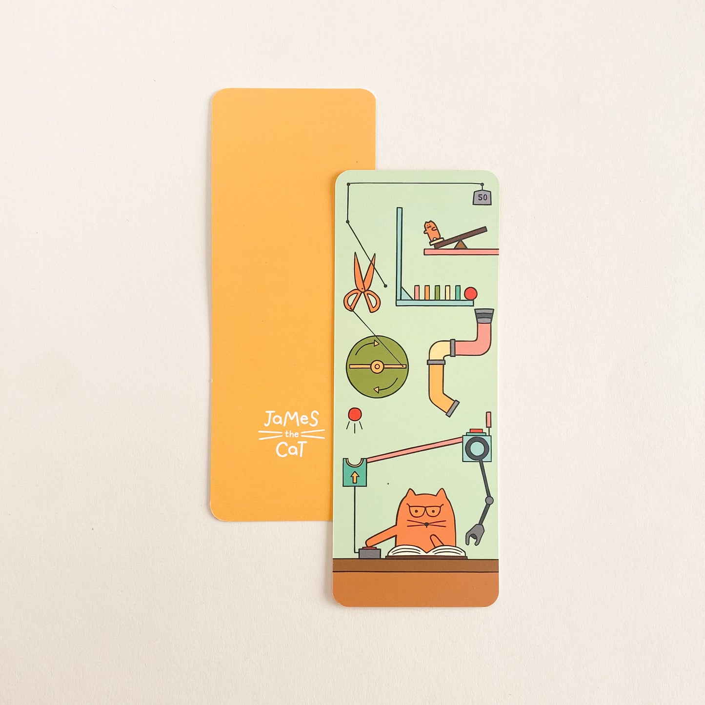Rube Goldberg Page Turner - Bookmark