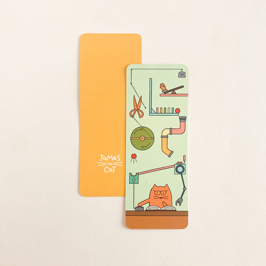 Rube Goldberg Page Turner - Bookmark
