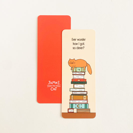 Clever Cat - Bookmark
