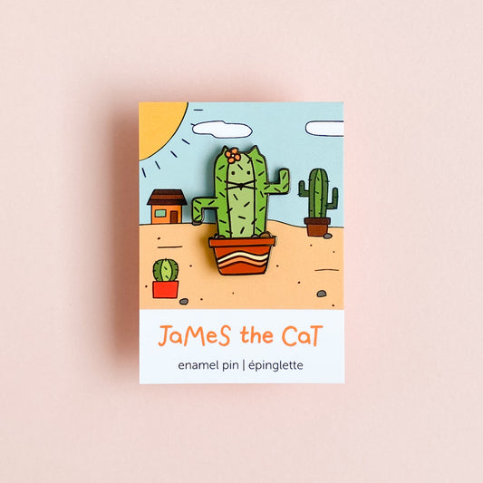 Cat-ctus - Enamel Pin