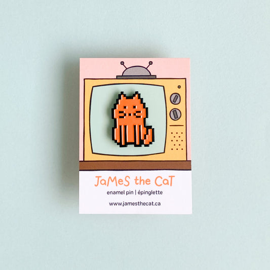 Pixel Cat - Enamel Pin